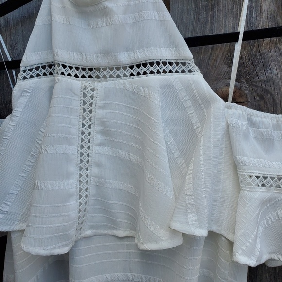 NWT Revolve Endless Rose Halter Cold Shoulder Top - Picture 3 of 6